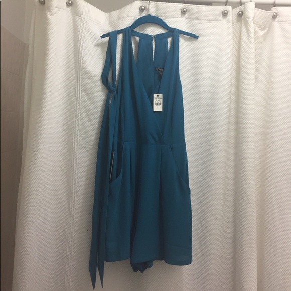 Brand new Express Blue shorts romper - Picture 1 of 1